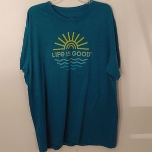 Men's Life Is Good XXL Cool Tee